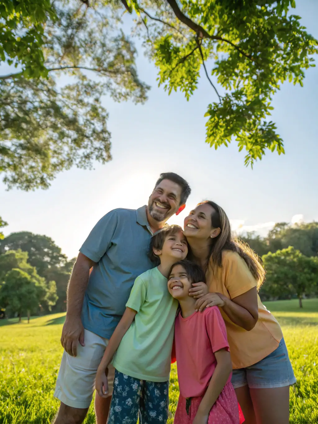 A family participating in a recreational outing organized by ACE, emphasizing the family-friendly aspect of the organization.